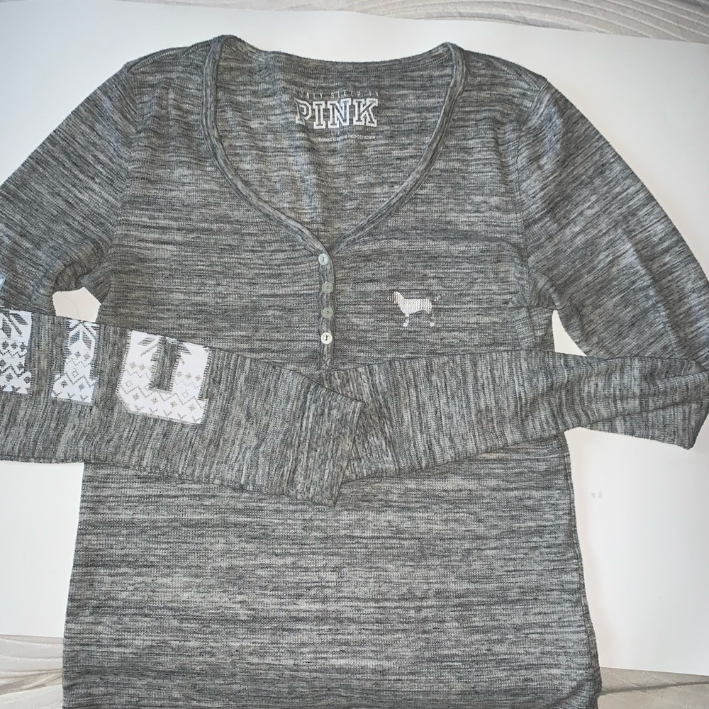 PINK Thermal Sleep Shirt